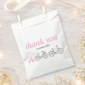 Rosa Fahrrad Geschenktütchen (Ausgeschnitten)