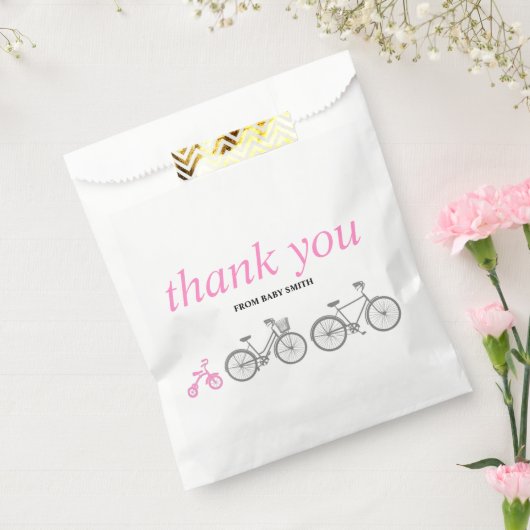 Rosa Fahrrad Geschenktütchen (Versiegelt)
