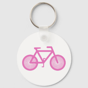 Rosa Fahrrad Schlüsselanhänger