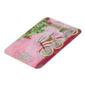 Rosa Fahrräder Magnet (Linke Seite)