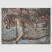 Rosa Fairy mit Arrow Decoupage Seidenpapier (Vorderseite)