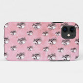 - ROSA FALL DES POLKA-SCHÄDEL-IPHONE Case-Mate iPhone HÜLLE (Rückseite (Horizontal))