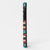 Rosa Fall des Wüsten-Ureinwohner-Musters iPhone4 Case-Mate iPhone Hülle (Hinten/Links)