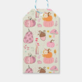 Rosa Fall Geschenkanhänger (Vorderseite)