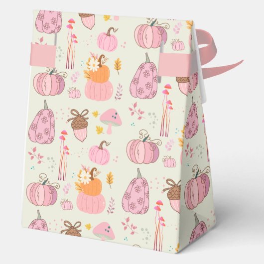 Rosa Fall Geschenkschachtel (Rückseite)