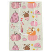 Rosa Fall Mittlere Geschenktüte (Rückseite)