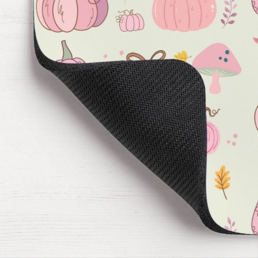 Rosa Fall Mousepad (Ecke)