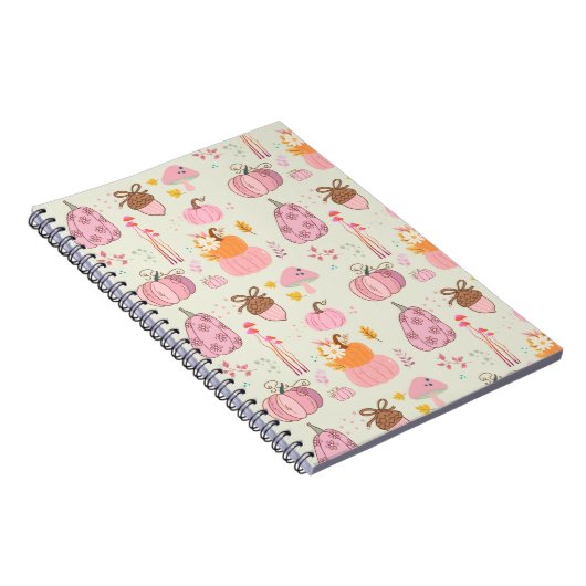 Rosa Fall Notizblock (Rechte Seite)