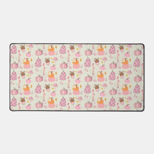 Rosa Fall Schreibtischunterlage (Vorderseite)