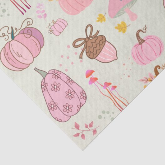 Rosa Fall Seidenpapier (Ausschnitt)