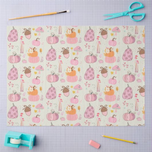 Rosa Fall Seidenpapier (Basteln)