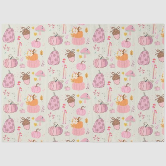 Rosa Fall Seidenpapier (Vorderseite)