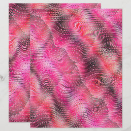 Rosa falsche Schlangenhaut-Schrappbuchpapier 2-sei