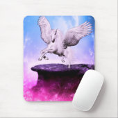 Rosa Fantasy Einhorn Mousepad (Mit Mouse)