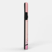 Rosa Farbblock mit Kirschblüte Case-Mate iPhone Hülle (Hinten/Rechts)