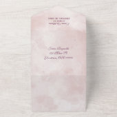 Rosa Farbe Abstrakt All In One Einladung (Außenbereich)