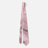 Rosa Farbe Abstrakt Krawatte (Rückseite)