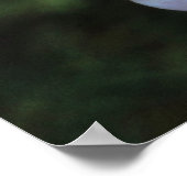 Rosa Farbe auf der Leinwand Poster (Ecke)