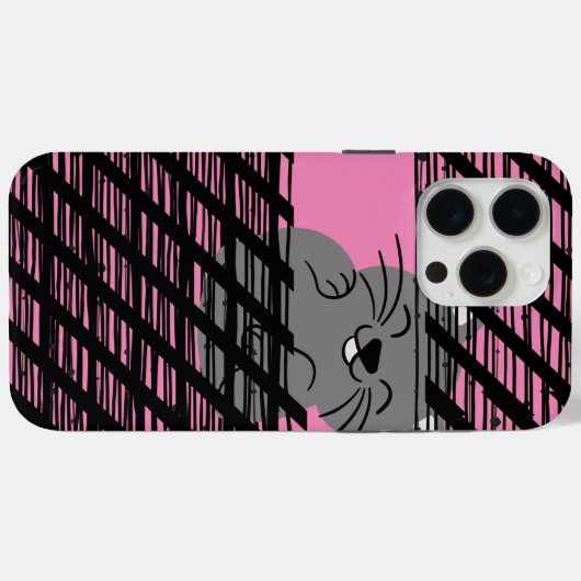 Rosa Farbe Case-Mate iPhone Hülle (Rückseite (Horizontal))