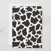 Rosa Farbe - Einladung von Schweinen (Rückseite)