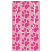 Rosa Farbe Farbe Druck Kleine Geschenktüte (Vorderseite)