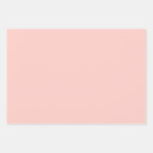 Rosa Farbe #FFCEC7 Geschenkpapier Set (Vorderseite 2)