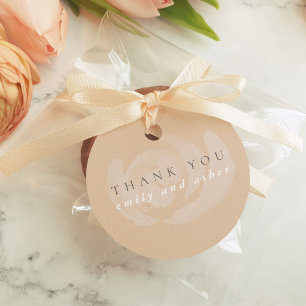 Rosa Farbe Geschenkanhänger