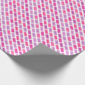 Rosa Farbe Geschenkpapier (Ecke)