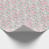 Rosa Farbe Geschenkpapier (Ecke)