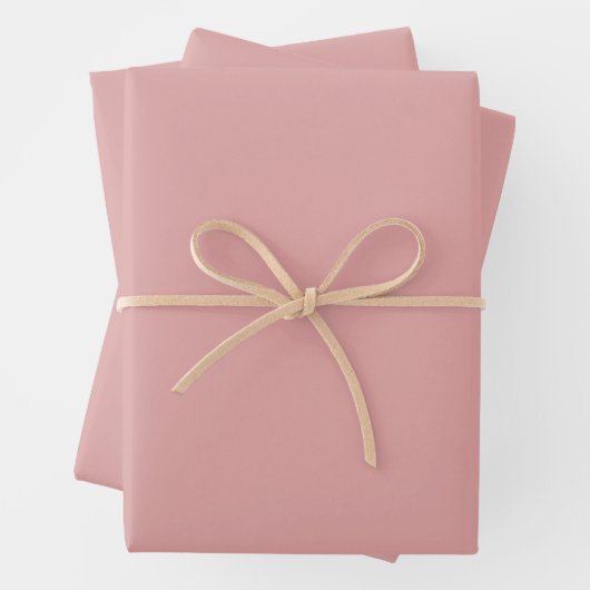 Rosa Farbe Geschenkpapier Set (Beispiel)