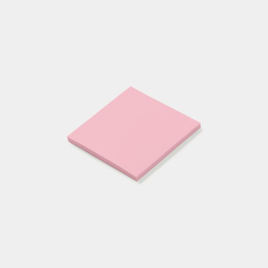 Rosa Farbe | Hex# F2ACB9 Post-it Klebezettel (angewinkelt)