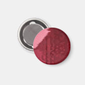 Rosa Farbe im roten Magnet (Vorderseite/Rückseite)