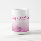 rosa Farbe Kaffeetasse (Mittel)