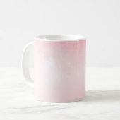 Rosa Farbe Kaffeetasse (Vorderseite Links)