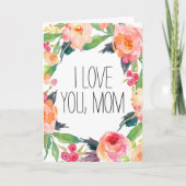 Rosa Farbe Karte (Vorderseite)