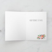 Rosa Farbe Karte (Innenseite)