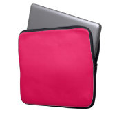 Rosa Farbe Laptopschutzhülle (Vorderseite Links)