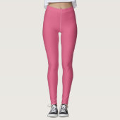 Rosa Farbe Leggings (Vorderseite)