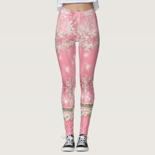 Rosa Farbe Leggings
