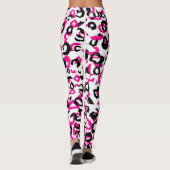 Rosa Farbe Leggings (Rückseite)