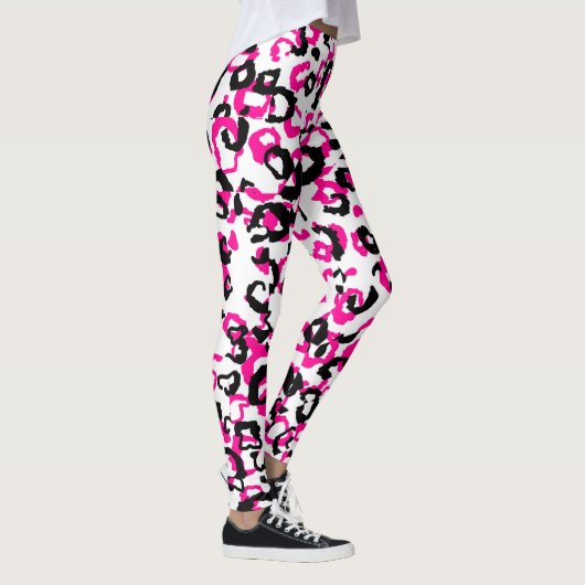 Rosa Farbe Leggings (Rechts)