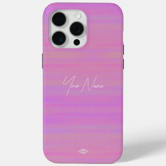 Rosa Farbe Look Handy Fall Case-Mate iPhone Hülle (Rückseite)