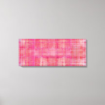 Rosa Farbe Malerei Wrapped Canvas Print