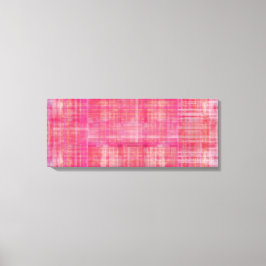 Rosa Farbe Malerei Wrapped Canvas Print Leinwanddruck