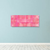 Rosa Farbe Malerei Wrapped Canvas Print Leinwanddruck (Insitu (Holzboden))