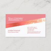 Rosa Farbe, Mauve-Visitenkarte Visitenkarte (Vorderseite)