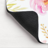 Rosa Farbe Mousepad (Ecke)