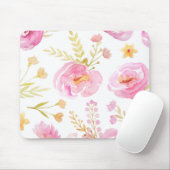 Rosa Farbe Mousepad (Mit Mouse)