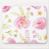 Rosa Farbe Mousepad (Vorne)
