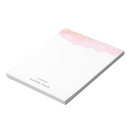 Rosa Farbe Notizblock (Rotiert)